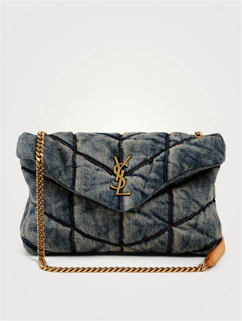 ysl denim tote|ysl oversized tote.